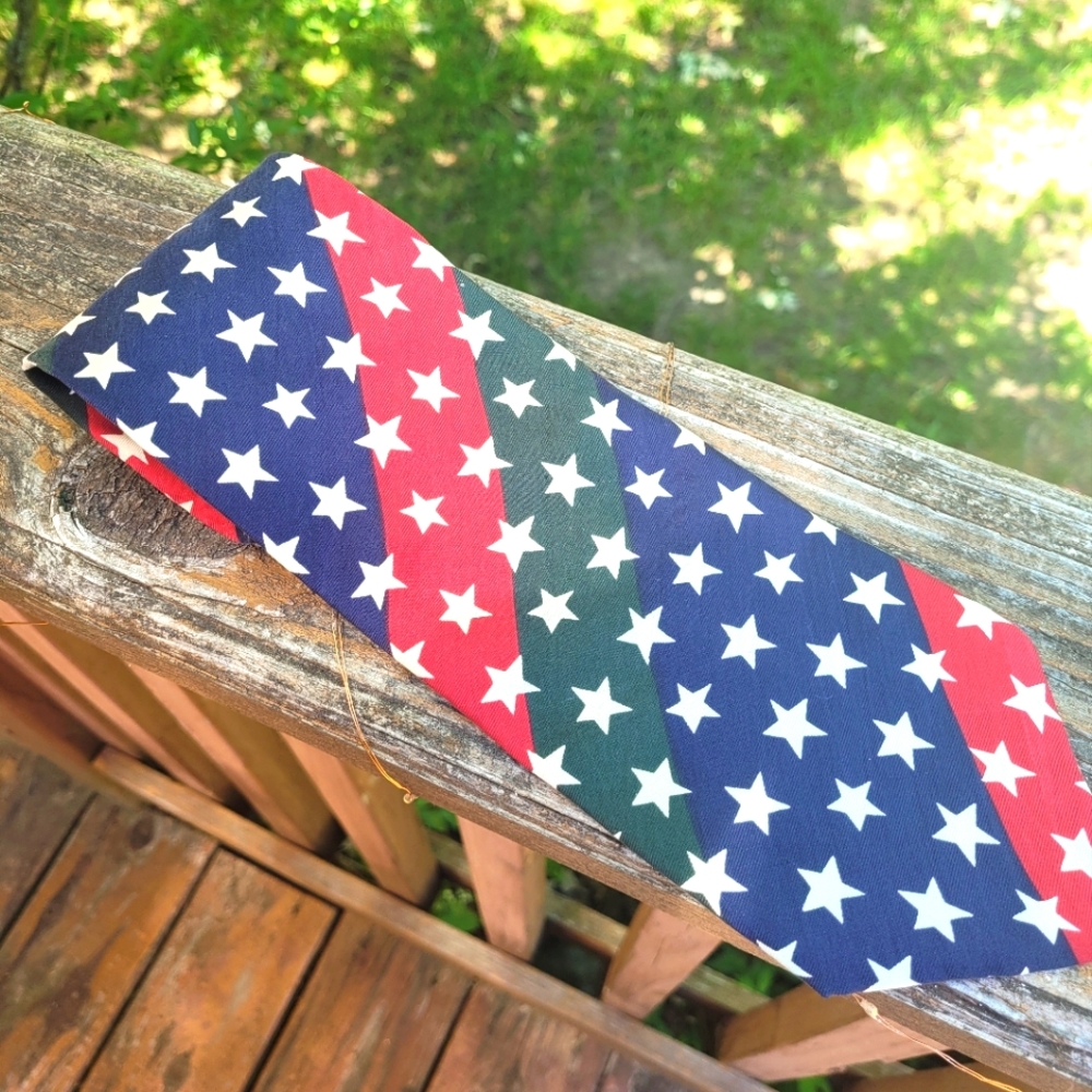 Structure Men’s Patriotic Silk Neck Tie